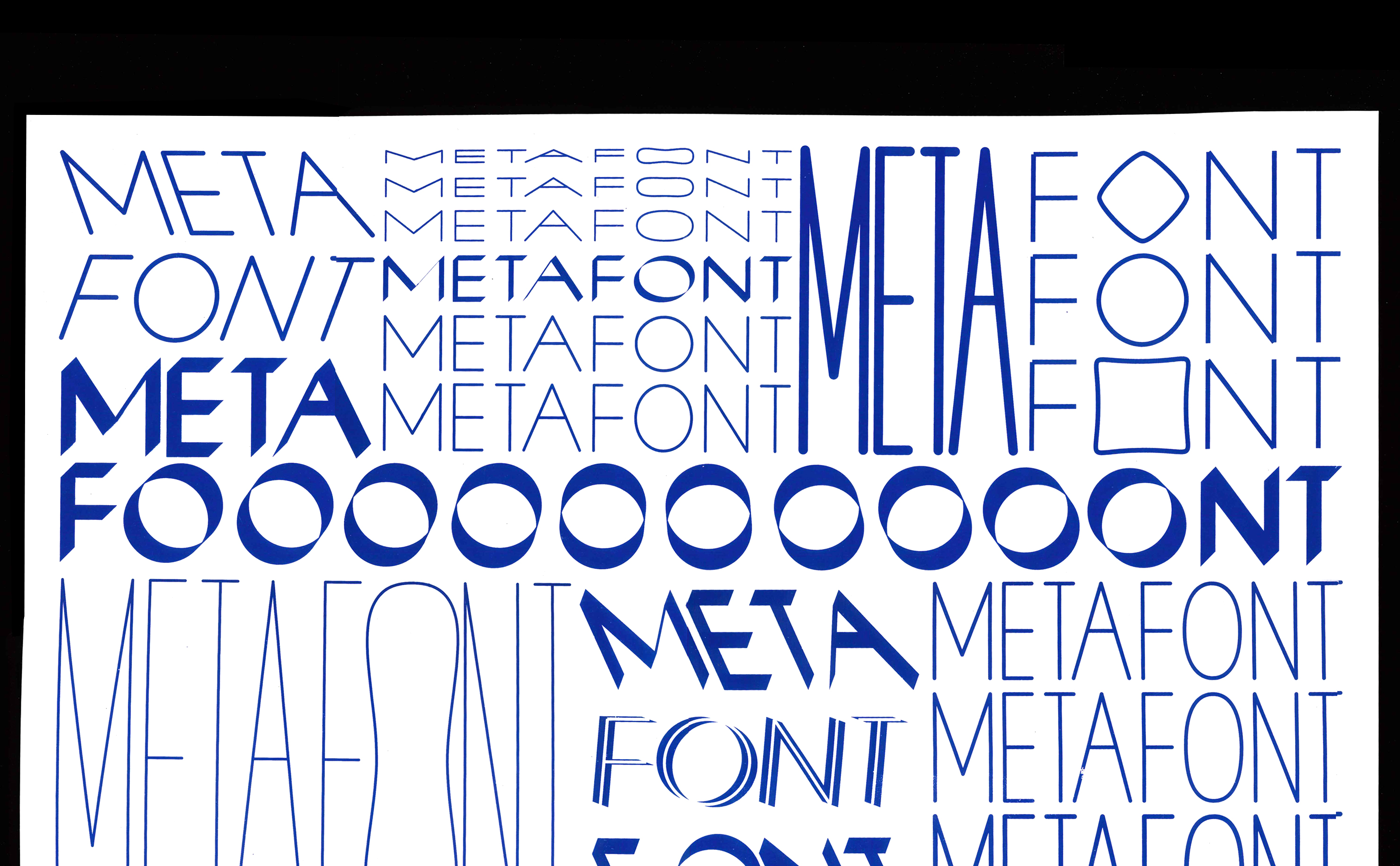 Part of a MetaFont poster